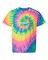 Dyenomite - Multi-Color Spiral Tie-Dyed T-Shirt - 200MS | 5.3 Oz./yd², 100% Cotton | the Vibrant Hues of the Multi-Color Spiral Tie-Dyed T-Shirt Radiate Energy and Style, Captivating Attention with Its Mesmerizing Swirls | RADYAN®